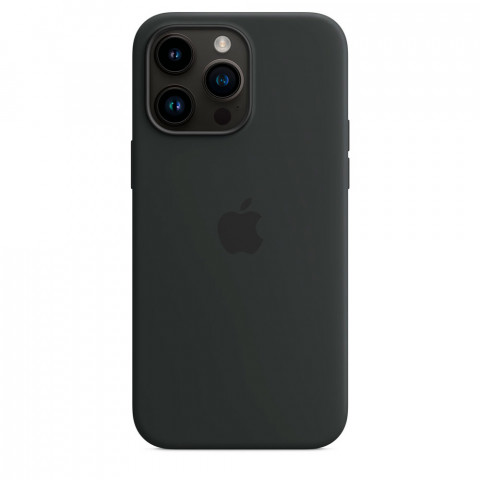 Чохол LUX Silicone Case на iPhone 14 Pro Max Midnight with MagSafe